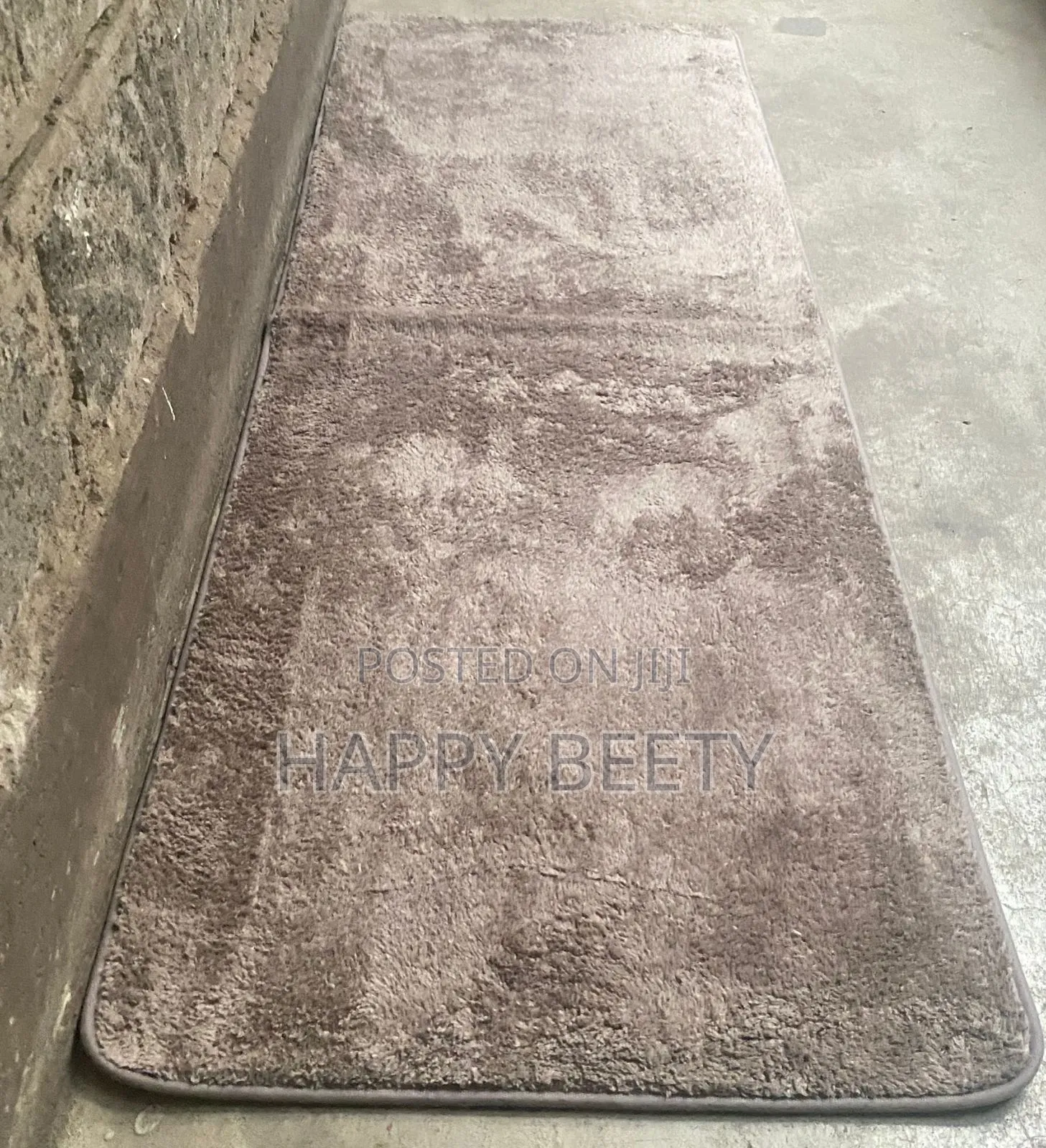 Non Slip Absorbent Bedside Mat Soft Luxurious 60*180 Cm