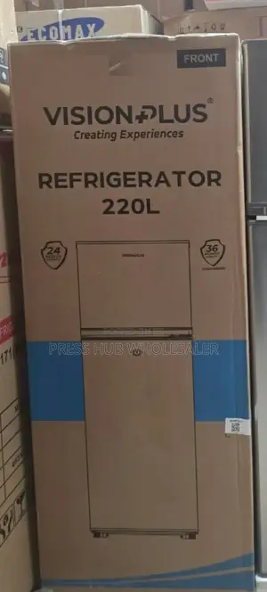 Vision Plus 220l Double Door Refrigerator" 
