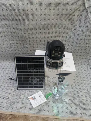 V380 Dual Lens Solar 4g CCTV Camera