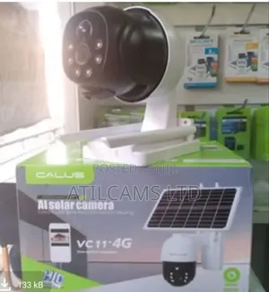 Single Lens Solar CCTV Camera