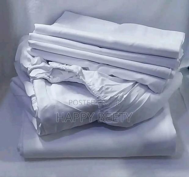 Pure Cotton Stripped Bedsheet Both Printed and Plain Colour