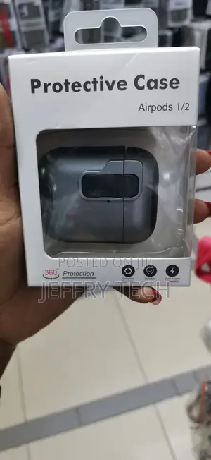 Apple Airpods 1 2 Shockproof Clear Case