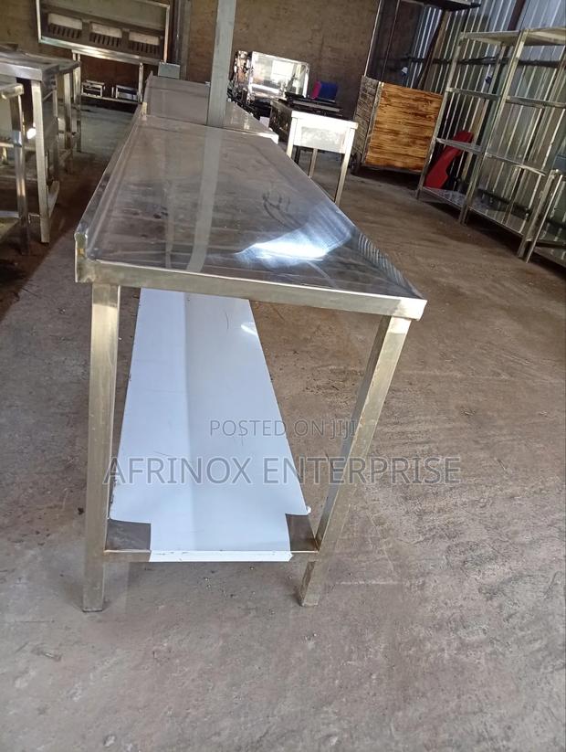 6 Feets Stainless Steel Table - main view
