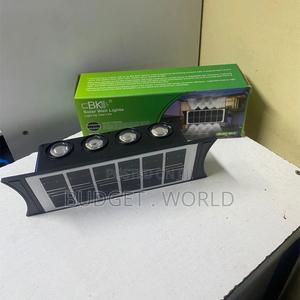 Outdoor Solar Wall Lamp 8 Led Warm White Glow - thumbnail 2