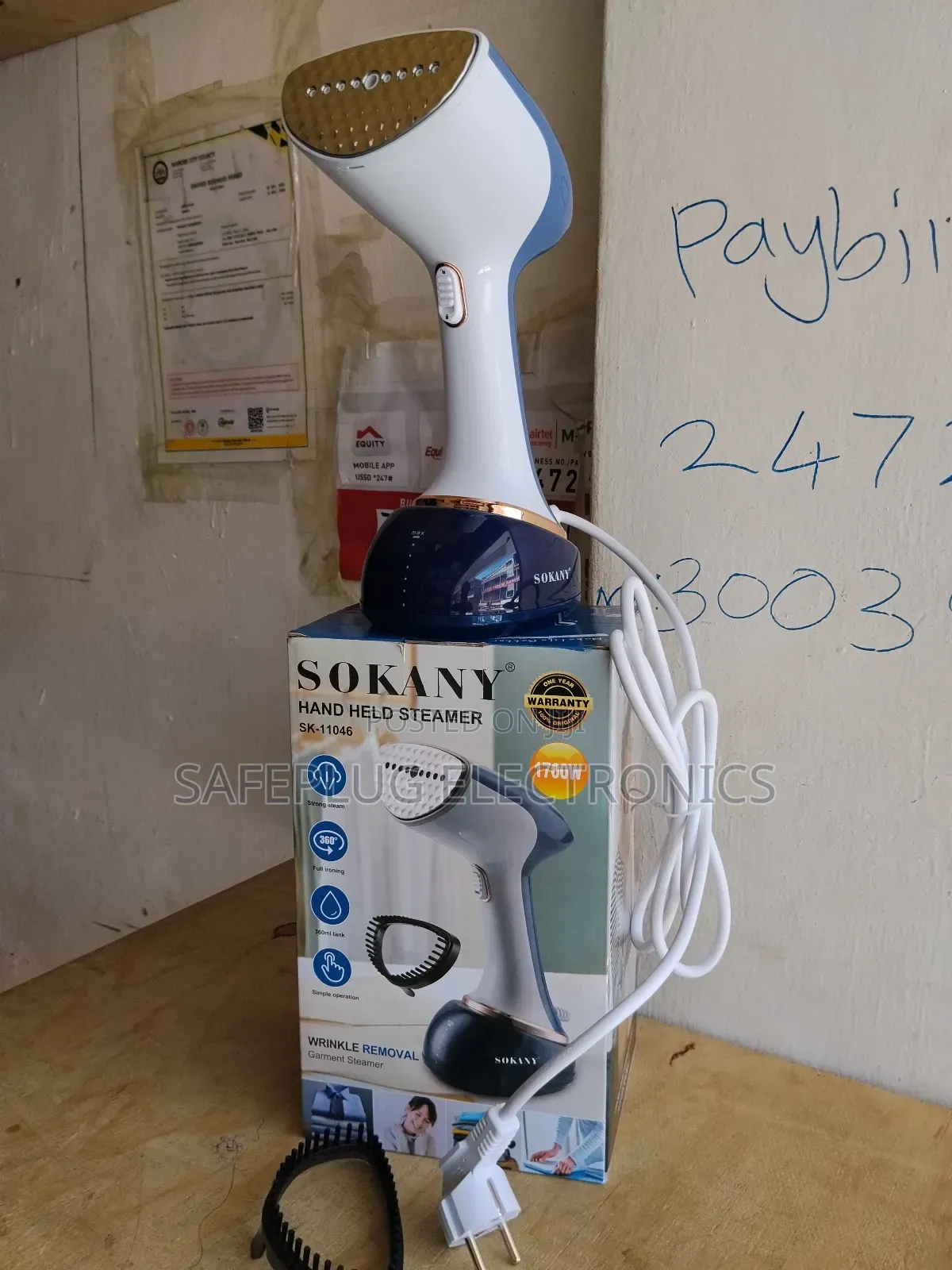 Steamer! Sokany Skw) - Erase Wrinkles in 1 Min 