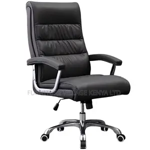 Office Chair| Brown & Black Executive Office Leather Seat