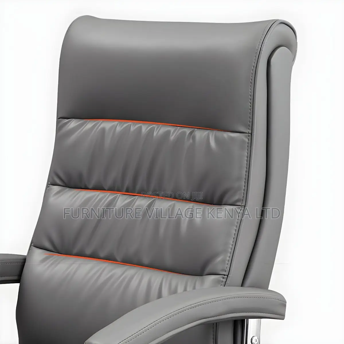 Office Chair| Brown & Black Executive Office Leather Seat