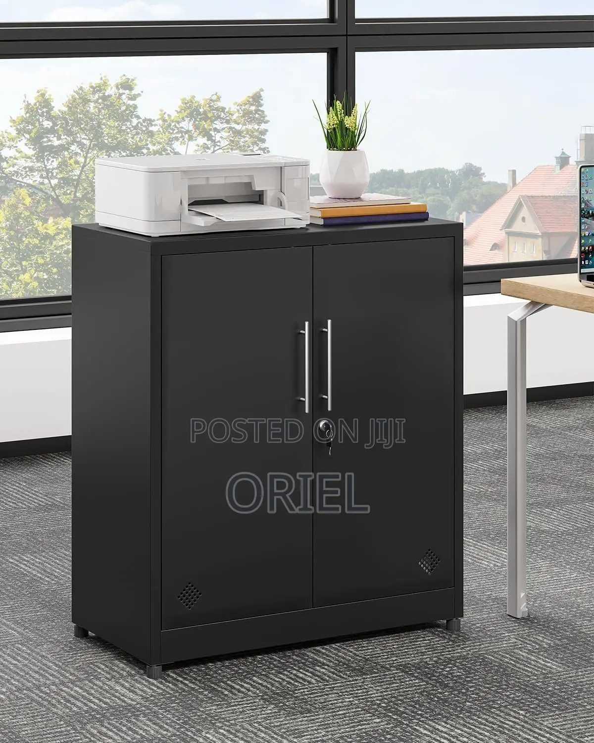 2-Door Wooden Office Cabinet