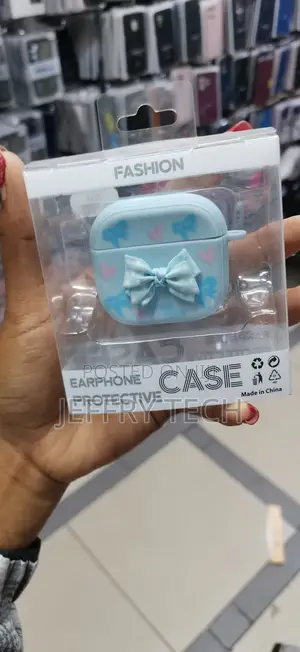 Cute Airpod Pro 2 Case With Keychain Pink Bow