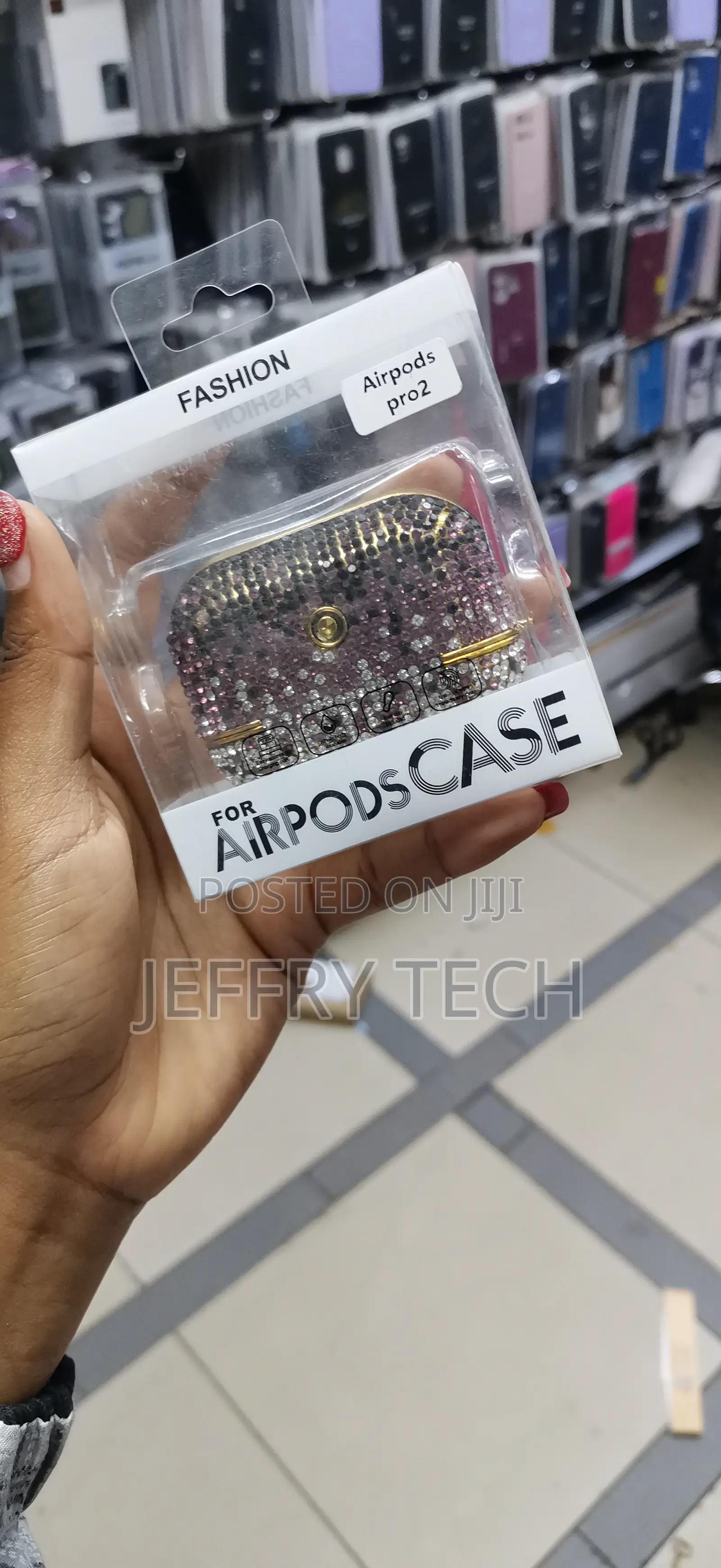 Visoom Bling Glittercase for Airpods Pro 2 Crystal Fancy Case