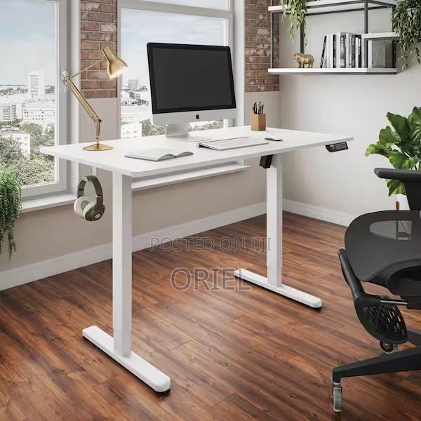 120cm Standing Adjustable Electric Height Desk - thumbnail 4