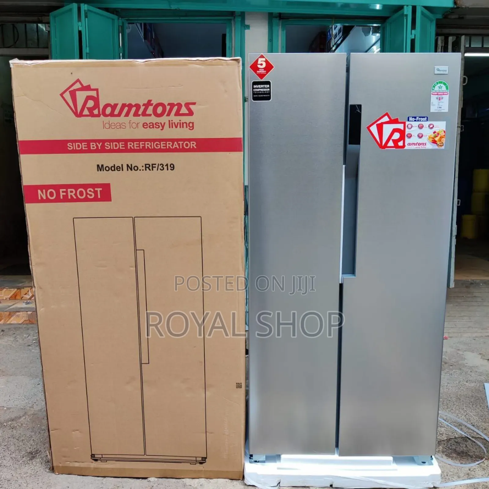 Ramtons Side by Side Fridge No Frost