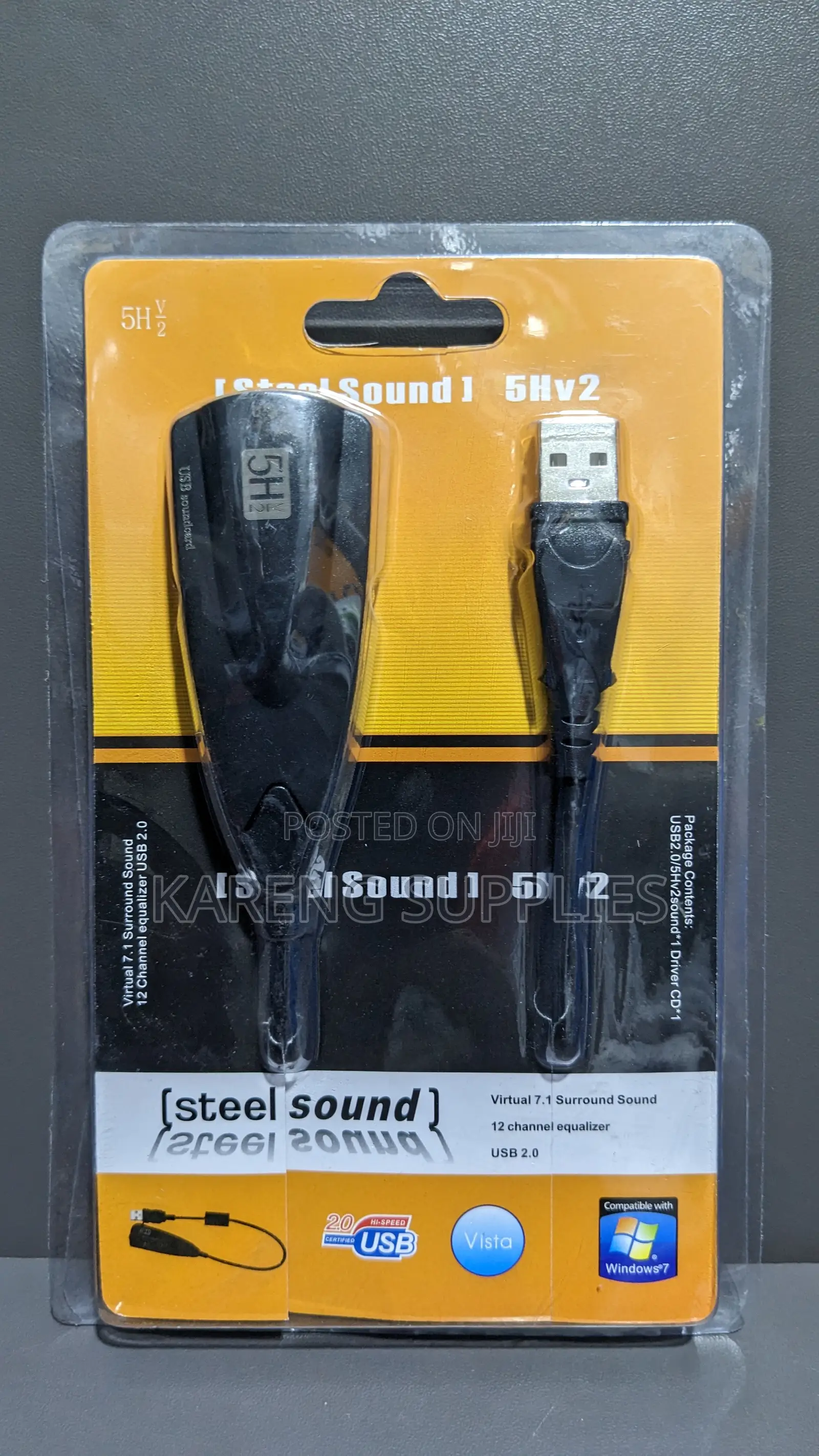 Usb Sound Card Adapter 5hv2