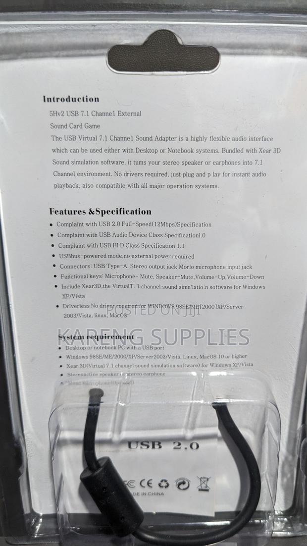Usb Sound Card Adapter 5hv2 - thumbnail 3
