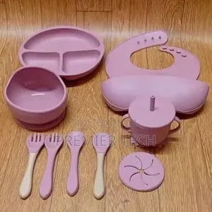 6pc Silicone Baby Feeding Cutlery Set