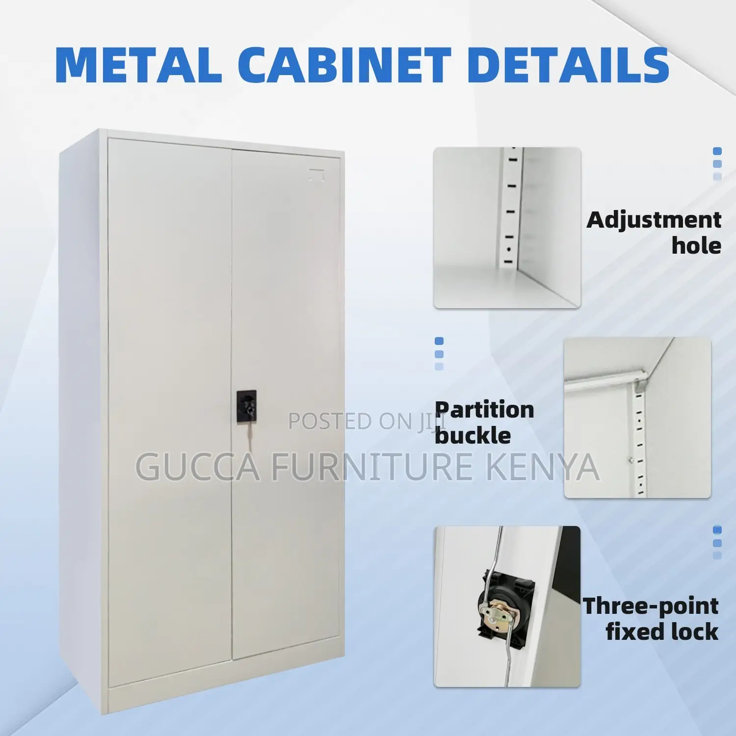 2-dood Full Steel Office Storage Cabinet