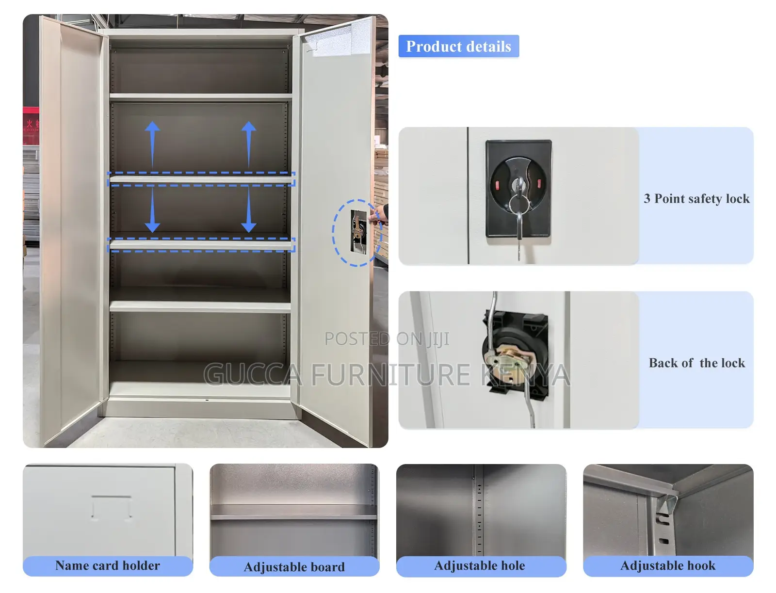 2-dood Full Steel Office Storage Cabinet