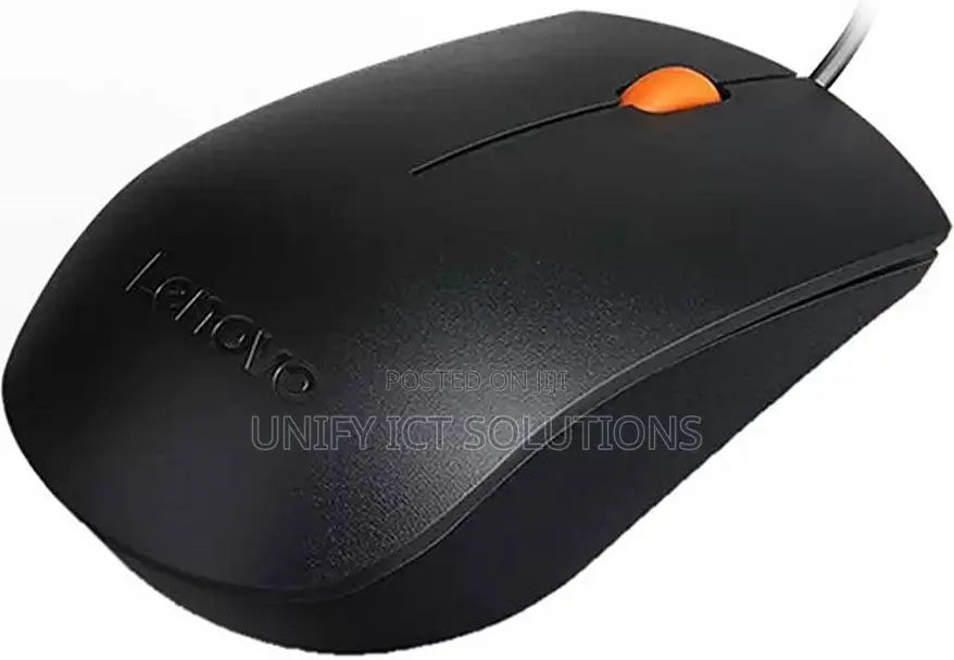 Lenovo 300 Wired Usb Mouse - Black - Gx30m39704