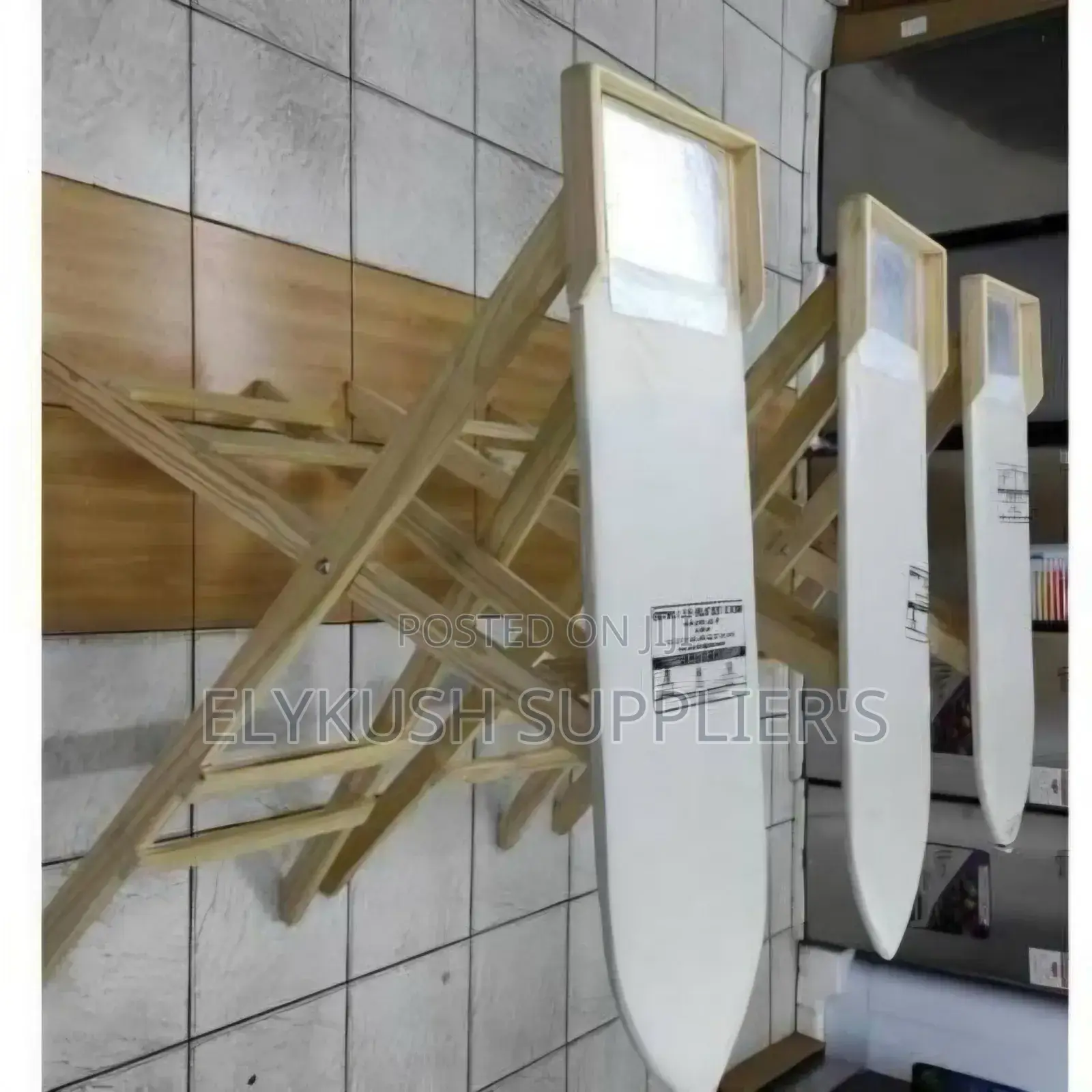 Wooden Ironing Board
Size Length 108, Width 30cm,