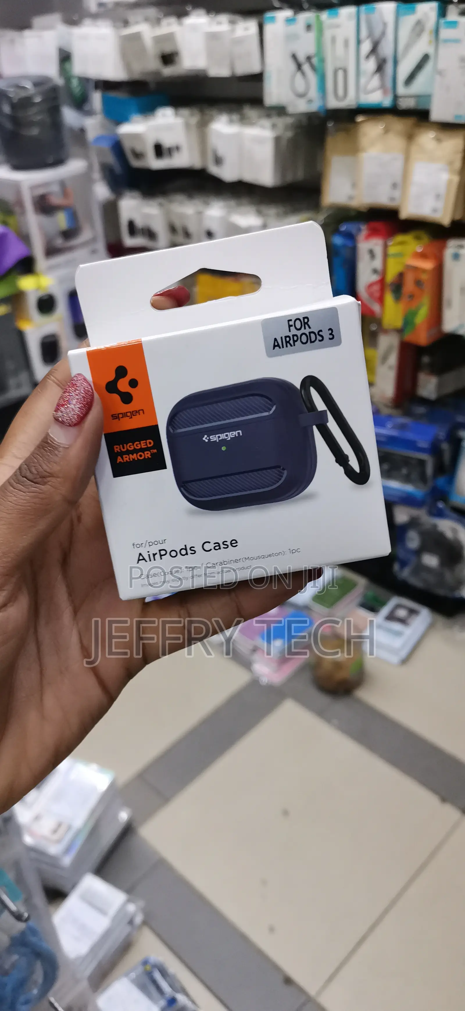Spigen Rugged Armor Shockproof Case for Apple Airpods 3