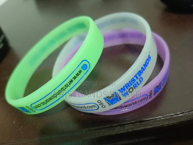 Glow in the Dark Silicone Wristbands - main view