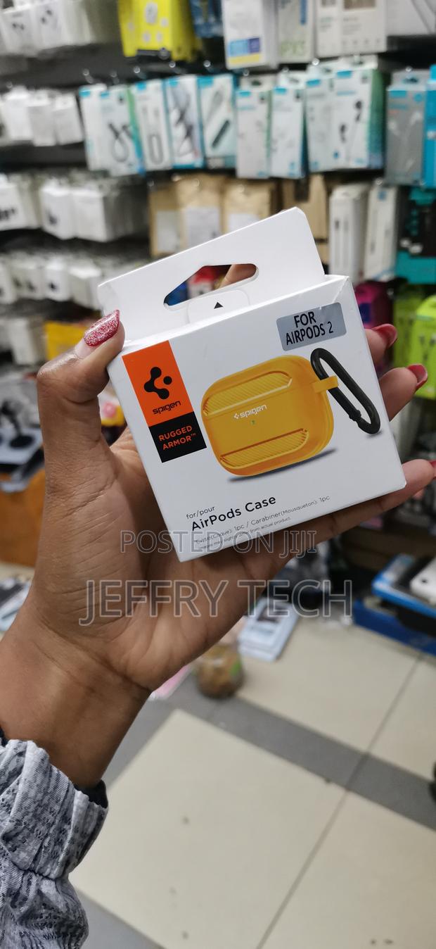 Spigen Rugged Armor Designed for Airpods Pro 2 Case -Orange - main view