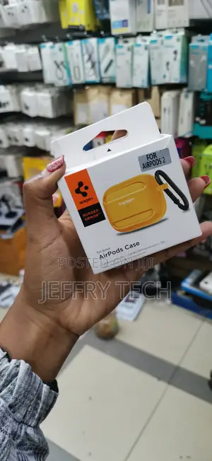 Spigen Rugged Armor Designed for Airpods Pro 2 Case -Orange