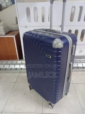 Large Navy Blue Suitcase