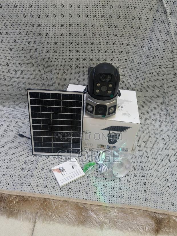 4g Dual Lens Solar Camera Two-Way Audio for Real-Time