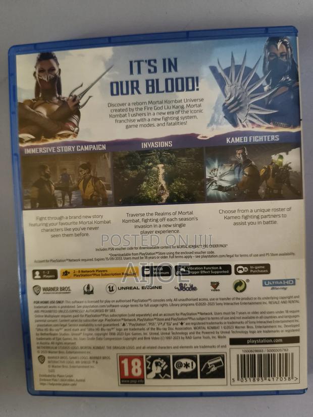 Mortal Kombat 1 Mk1 Ps5 Disk - thumbnail 2