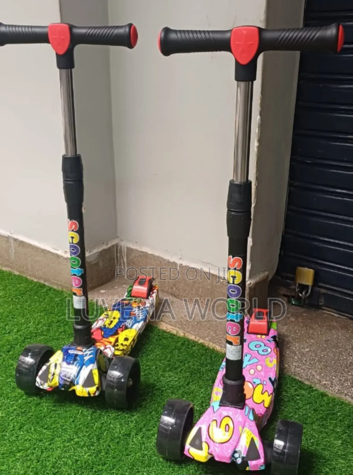 Graffiti Scooter With Music And Lights