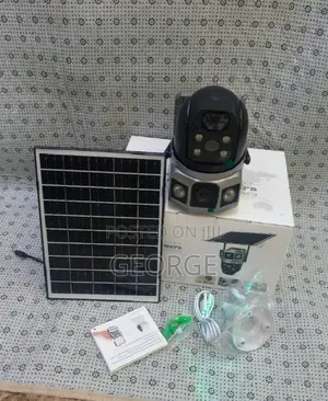Hd 4mp 4g Fullcolor Duallens Outdoor Use Solar Security