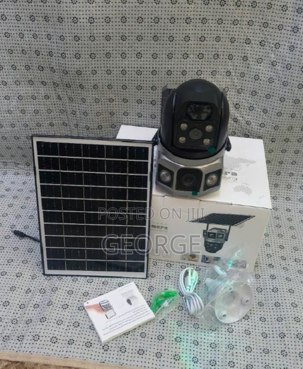 Hd 4mp 4g Fullcolor Duallens Outdoor Use Solar Security