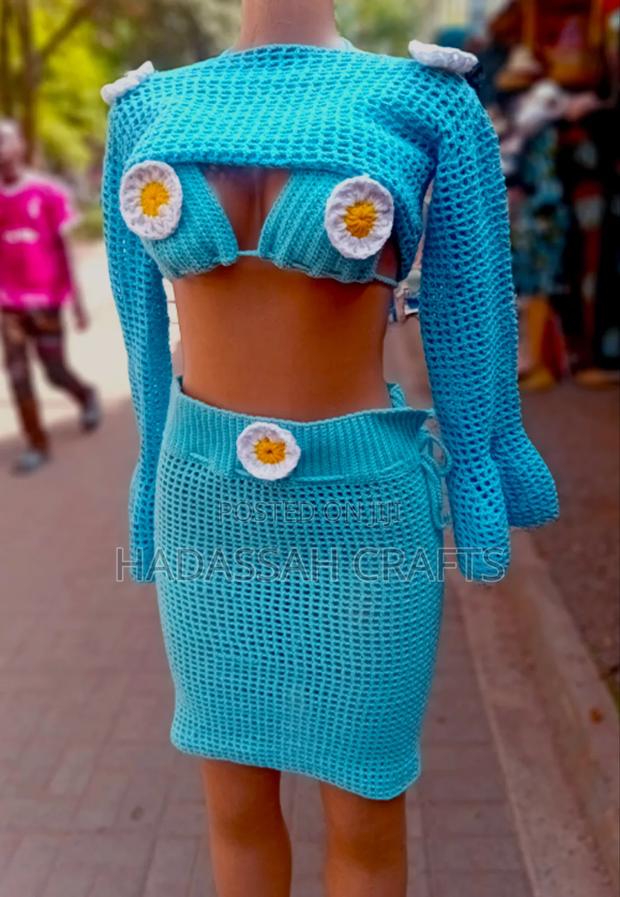 Crotchet Beach Wear Set - main view