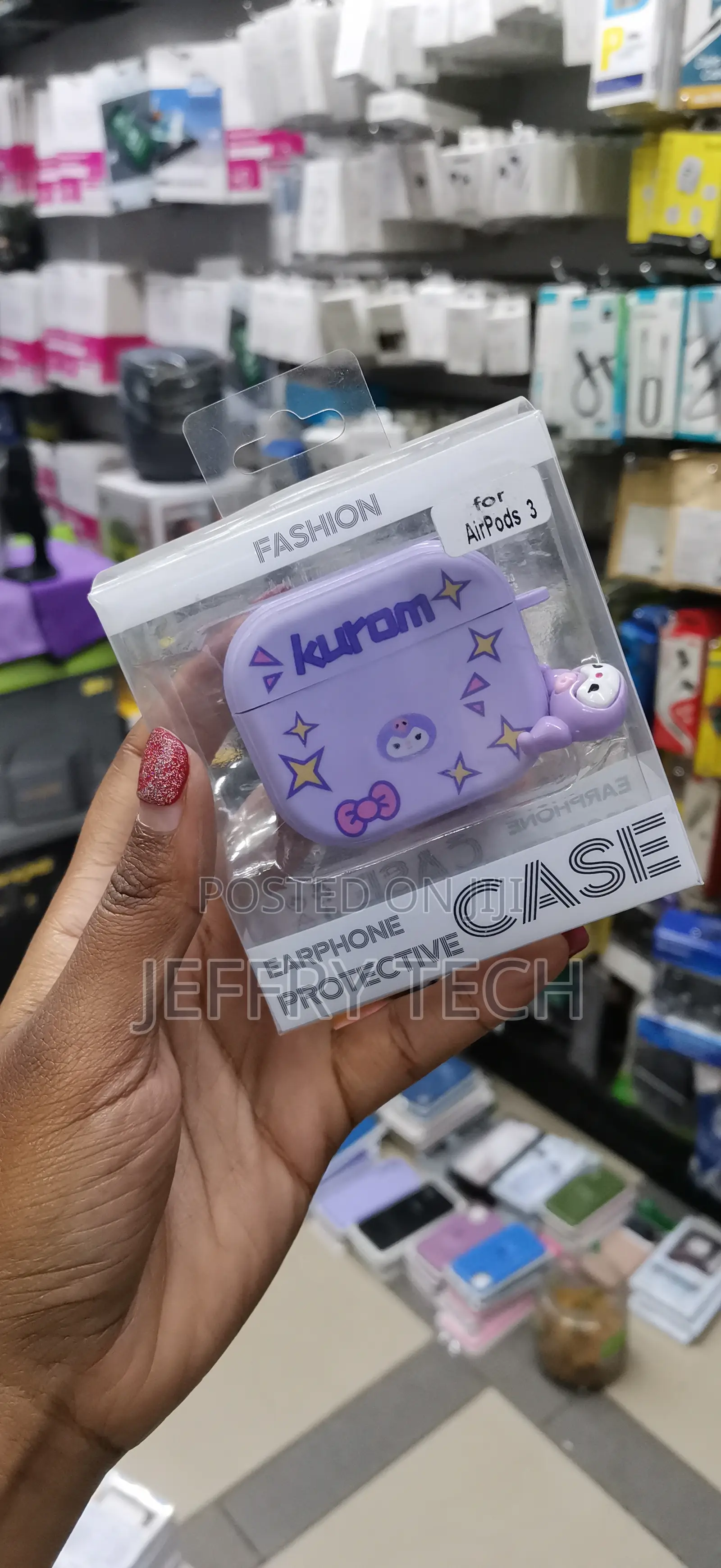 Stsnano Silicone Case for Airpods 3 (2021) Cartoon Design Kuromi
