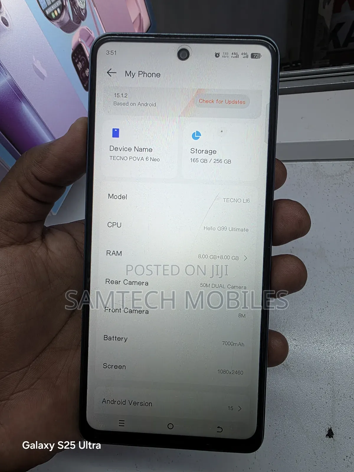 Tecno Pova 6 Neo 256 GB Gray