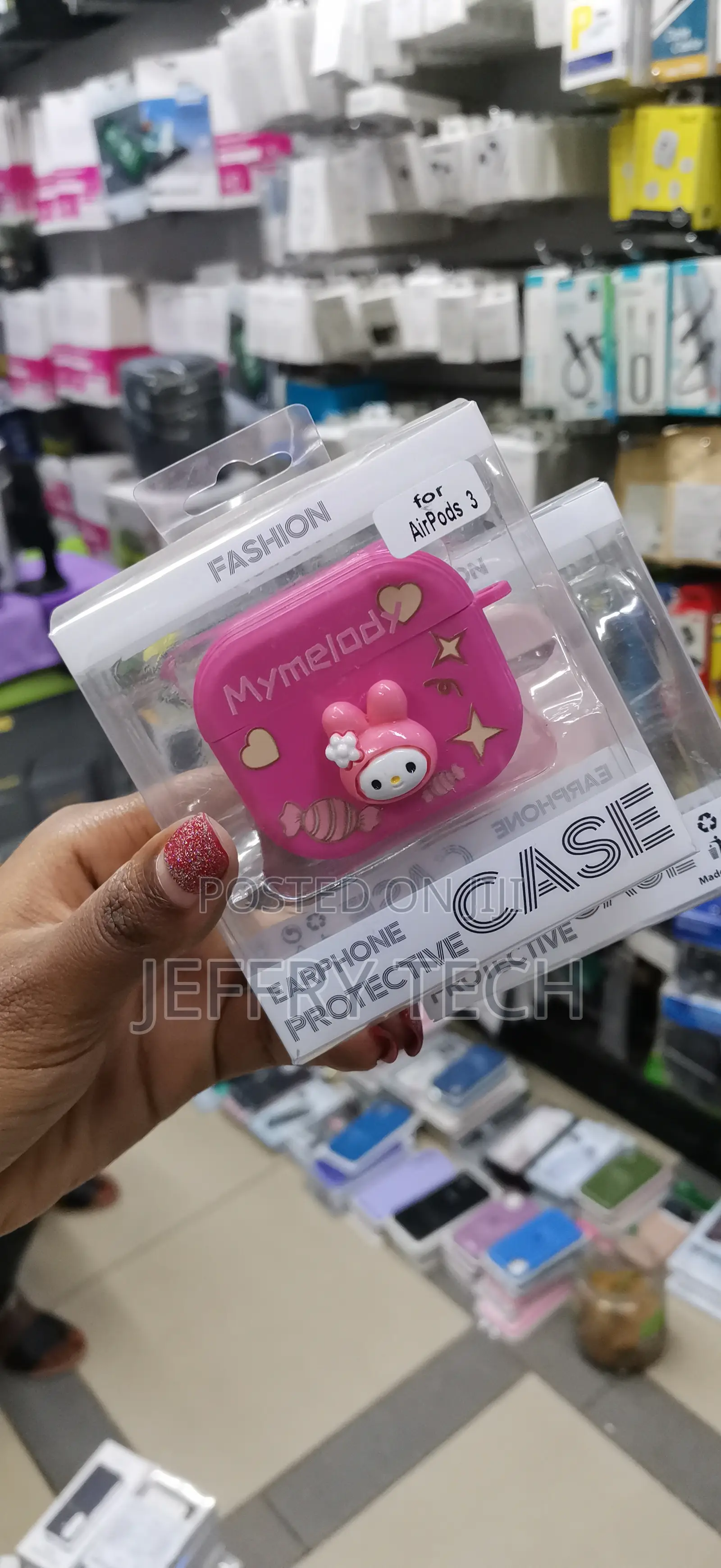 My Melody Cute Silicone Protective Cover Designed for Airpods 3
