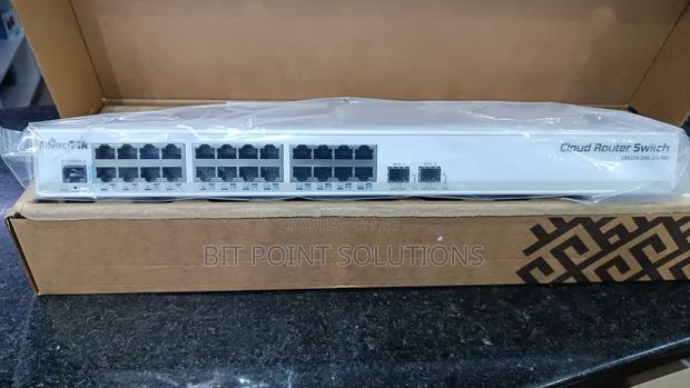 Mikrotik Crs326-24g-2s+Rm 24 Gigabit Port Switch With 2x Sfp+ Cages