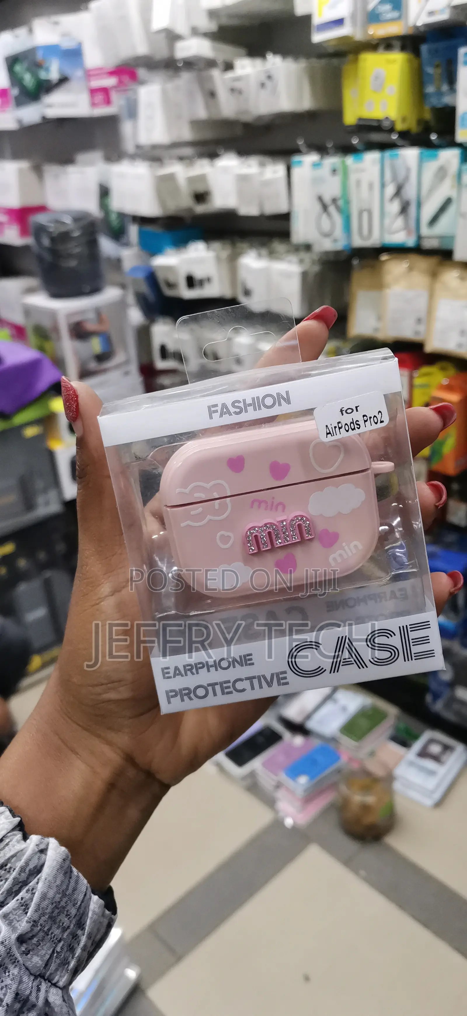 Kaca Silicone Soft Min Pink Glitter Case For Airpods Pro 2