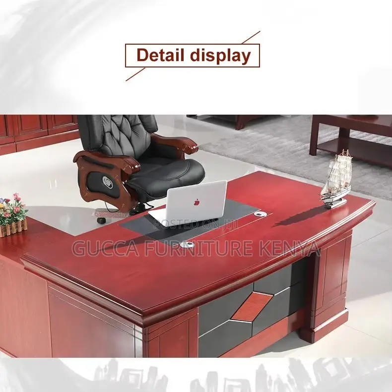 1.6 Meters Executive Mahogany Boss Desk