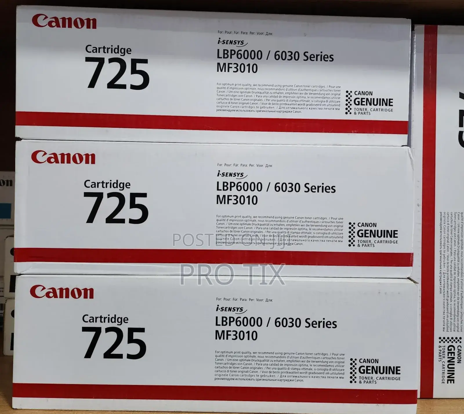Canon 725 Black Toner Cartridge for I-Sensys Lbp6030 / Mf3010