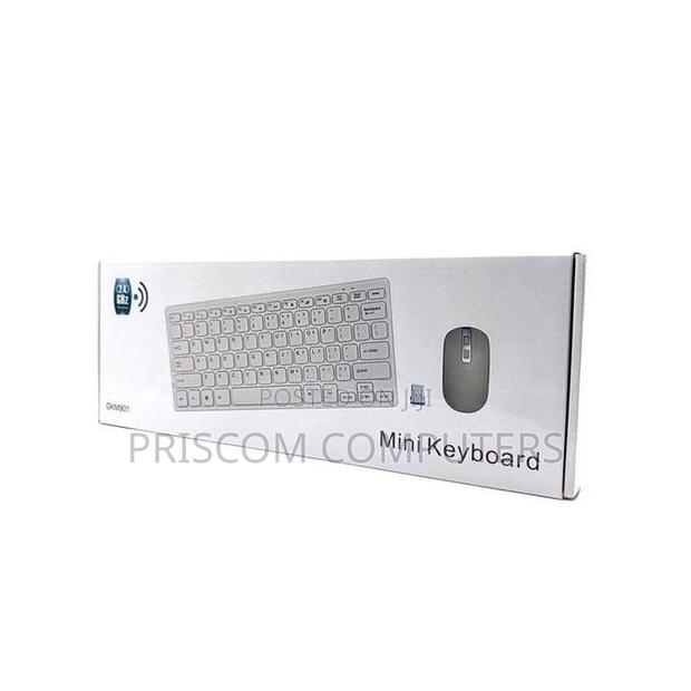 Gkm520 White Wireless Keyboard and Mouse Combo - main view