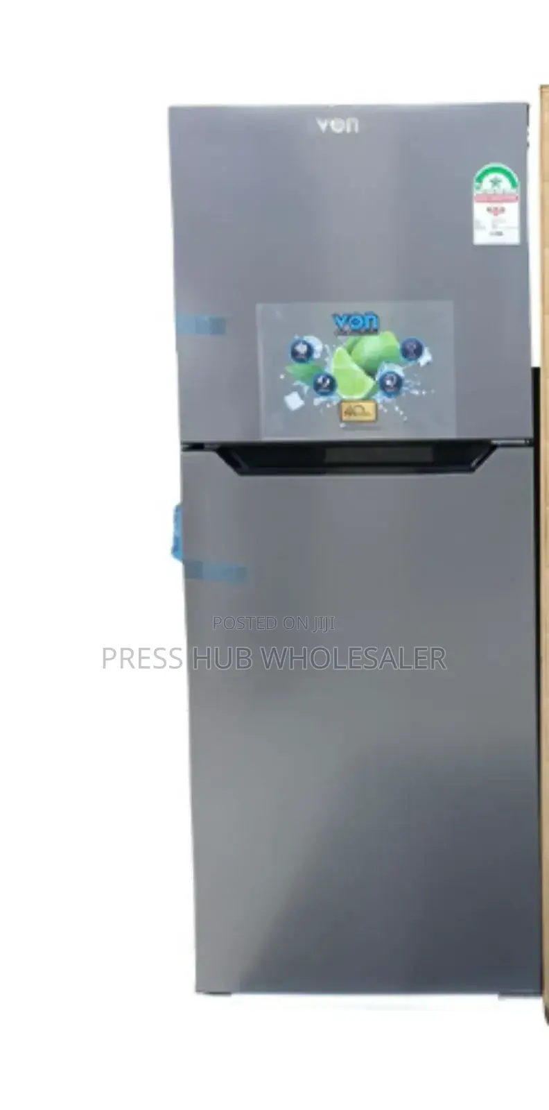 Von VRT-181drax Double-Door Refrigerator 181litre
