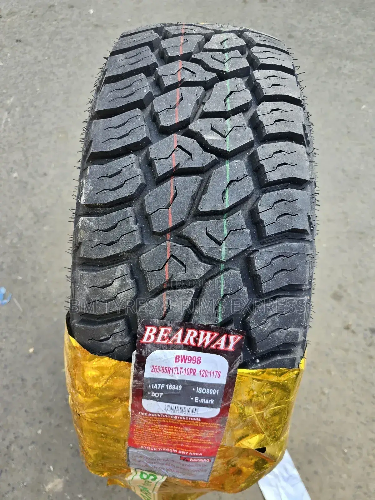 265/65 R17 Bearway Tyres (Mud Terrein)
