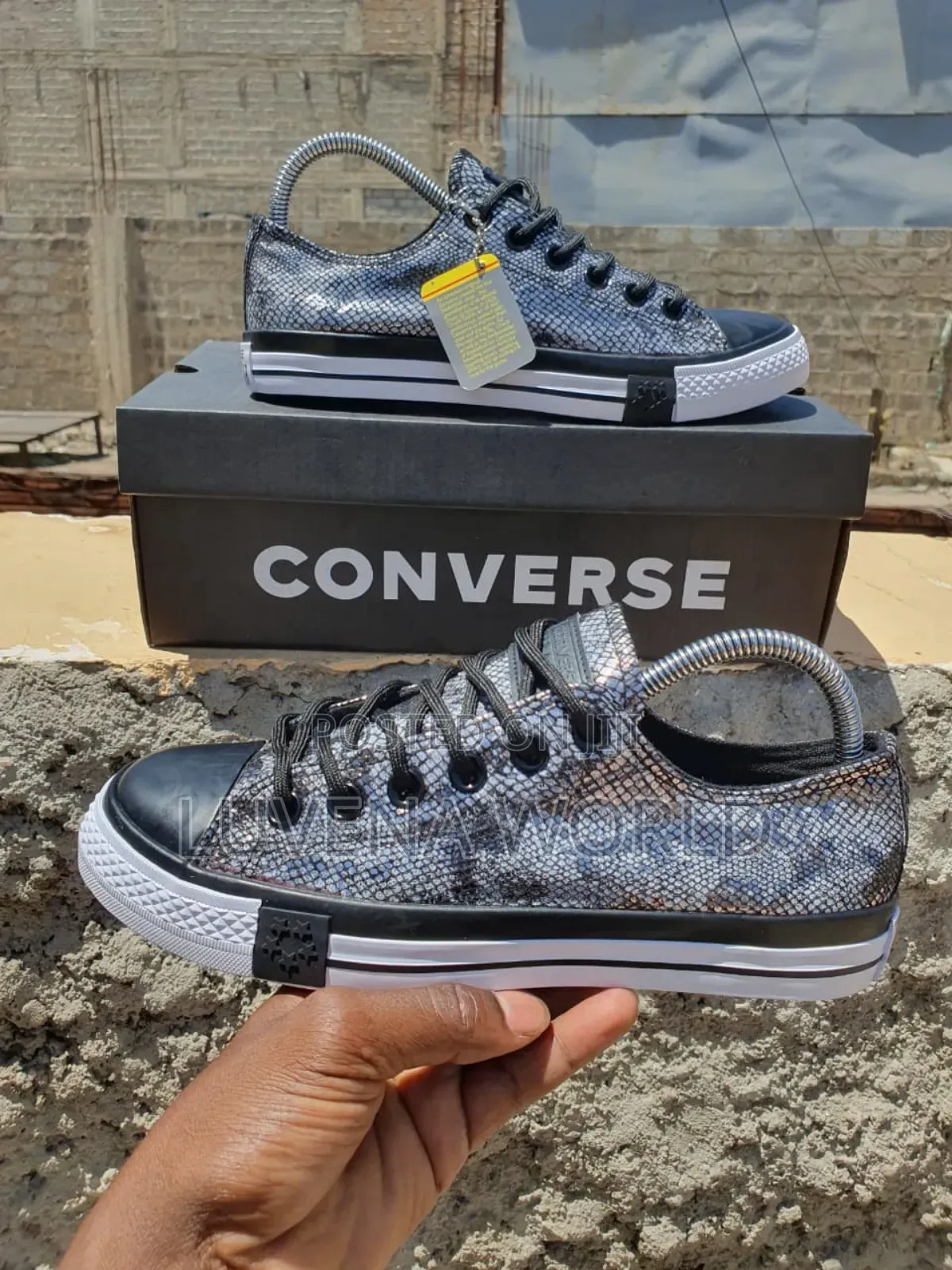 Leather Converse
