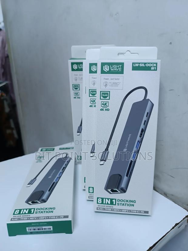 Lightwave 8 In 1 Type C Docking Station - main view