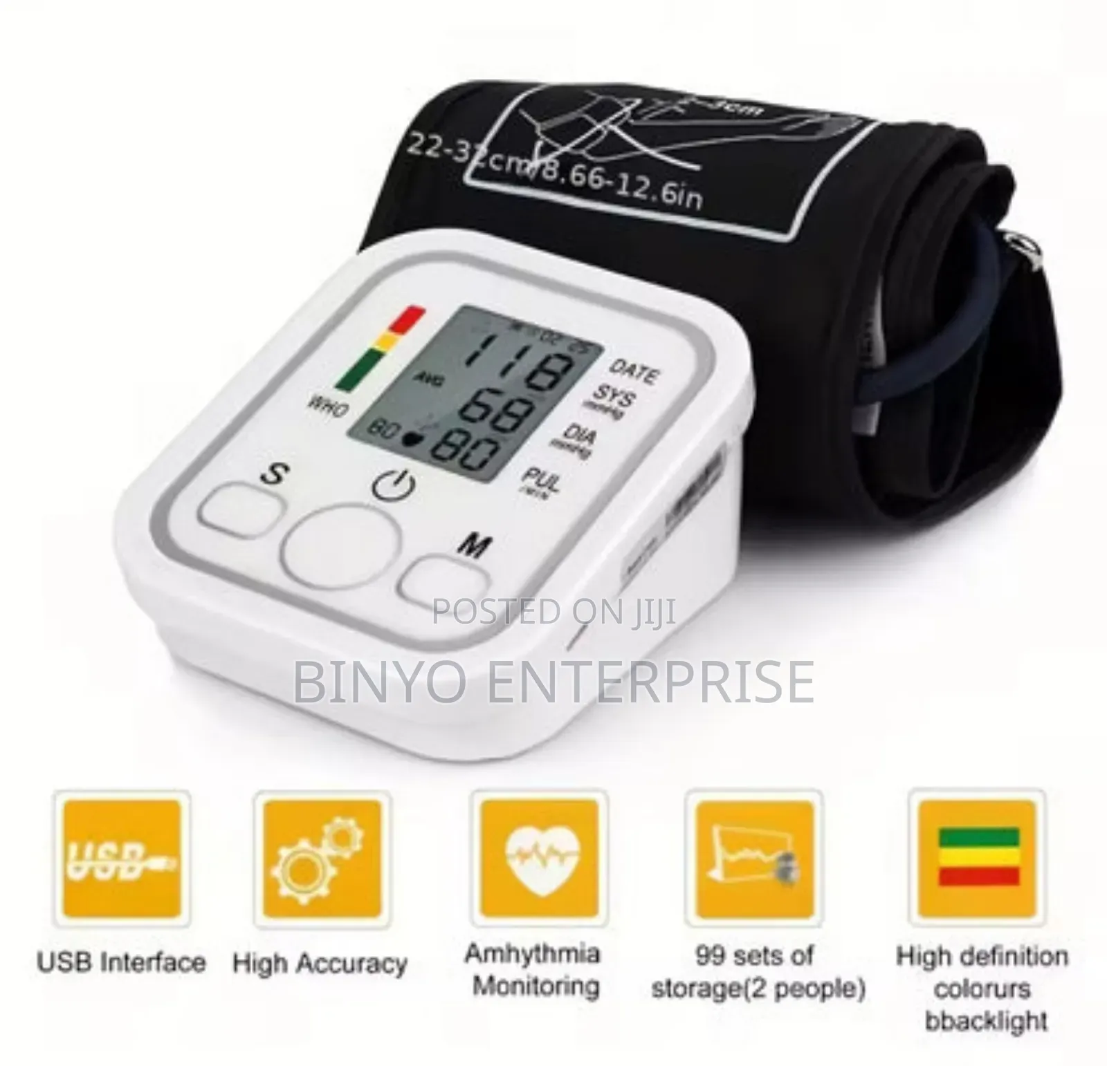 Automatic Arm Blood Pressure Monitor