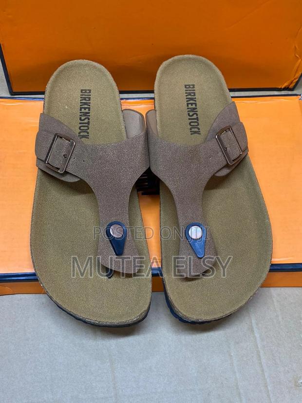 Black,Grey Brawn Birkenstock Sandals - thumbnail 3