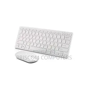 Gkm520 White Wireless Keyboard and Mouse Combo