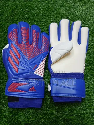 Blue Adidas Stopper Goalkeeper Gloves